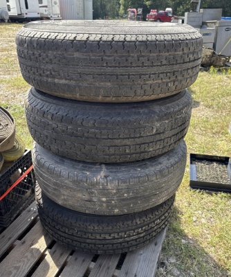 (4) Rims for 225x75x15