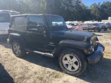 2012 Jeep Wrangler Sahara As Is *TITLE DELAY*