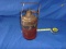 Vintage Chalwyn Glass Oil Jug Jar Bottle Spring Cap Spout