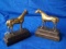 Armor bronze horse bookends