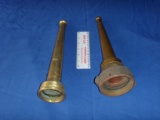 4 pieces brass fire nozzles and adapters