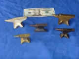 5 small anvils