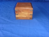 Clock and wood box
