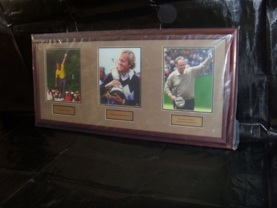 Jack Nicklaus - large well framed - 36 x 18