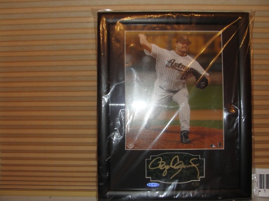 37685  26  Roger Clemens  Astros  cut signature –  10 x 8