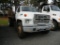 1990 FORD FT800 FLATBED TRUCK, 173,747+ mi,  FORD DIESEL, 5+2-SPEED S# 1FDX