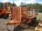 1980 SHOPBUILT TAG TRAILER S# N/A C# 2951, All Sales are Final!, All Items