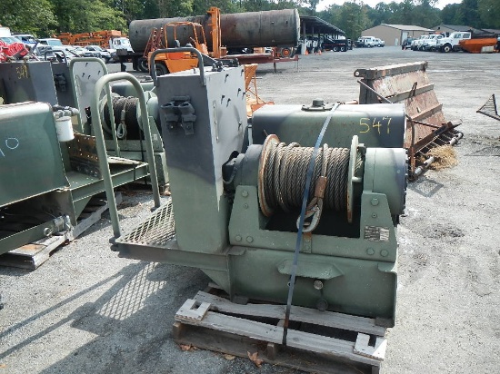 DP 12.5 TON HYDRAULIC WINCH C# D-10, All Sales are Final!, All Items are So