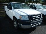 2008 FORD F150 TRUCK, 153,723+ mi,  V8 GAS, AUTOMATIC, PS, AC S# 1FTRF12W78