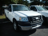 2007 FORD F150 TRUCK, 125,534+ mi,  V8 GAS, AUTOMATIC, PS, AC S# 1FTRF12W77