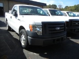 2010 FORD F150 TRUCK, 88,325+ mi,  V8 GAS, AUTOMATIC, PS, AC S# 1FTMF1CW6AK