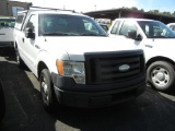 2009 FORD F150 TRUCK, 117,357+ mi,  V8 GAS, AUTOMATIC, PS, AC S# 1FTRF12W29