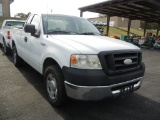 2008 FORD F150 TRUCK, 171,559+ mi,  V8 GAS, AUTOMATIC, PS, AC S# 1FTRF12W08