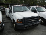 2006 FORD F350 SERVICE TRUCK, 150,463+ mi,  V10 GAS, AUTOMATIC, PS, AC S# 1