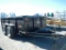 2017 TIGER DUMP TRAILER,  BALL HITCH, TANDEM 7,000 LB AXLES, 2-BRAKE AXLES,