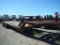 SHOPBUILT LOWBOY TRAILER,  (3) 7,000-LB AXLES, 20' DECK, DOVETAIL WITH RAMP