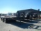 2015 SHOPBUILT EQUIPMENT TRAILER,  GOOSENECK, 18', TANDEM AXLE, DUAL WHEELS