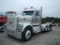 1999 PETERBILT 379 TRI AXLE TRUCK TRACTOR, 729,000 MI.  DAY CAB, CUMMINS N1