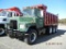 1980 MACK R DUMP TRUCK,  MACK DIESEL, DUPLEX TRANSMISSION, TWIN SCREW ON  C