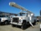 1982 INTERNATIONAL 1850 BUCKET TRUCK, 21,000+ mi,  4 X 4, IH 9 LITRE DIESEL