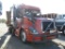 2015 VOLVO TRUCK TRACTOR,  VOLVO D-13 DIESEL, TWIN SCREW, AIR RIDE (BURNED,