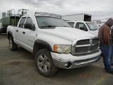 2002 DODGE 1500 PICKUP TRUCK,  V8 GAS, AUTOMATIC, 4X4, PS, AC S# 1D7HU18N12