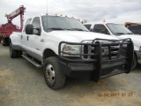 2006 FORD F350 XLT SUPER DUTY CREW CAB DUALLY PICKUP TRUCK, 283,445 MI.  4X