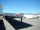 1996 RAVENS 1248H95 ALUMINUM FLATBED TRAILER,  48', SPREAD AXLE, AIR RIDE S