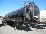 VACUUM TANKER TRAILER,  130-BBL, TANDEM AXLE, SPRING RIDE, 11R22.5 TIRES ON