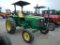 JOHN DEERE 5203 WHEEL TRACTOR,  CANOPY, PTO, 3 POINT, MURPHY SWITCH S# 0073