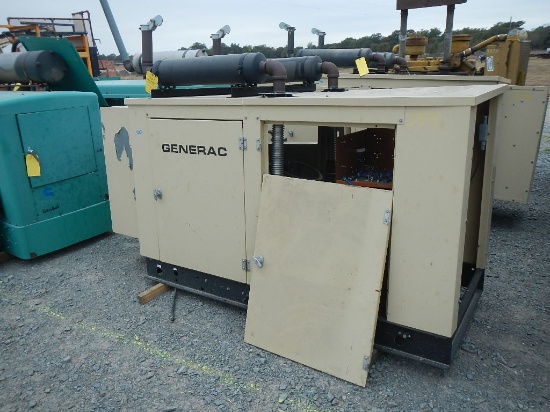 GENERAC 98A01551 GEN SET,  V6 PROPANE, 35-KW S# 2040870