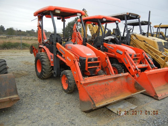 2012 KUBOTA B26 BACKHOE, 1,265+ hrs,  4 X 4, CANOPY, DIESEL S# 53631 C# 303