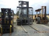 1993 HYSTER XL230 FORKLIFT,  CAB. FRONT/DUALS, 96