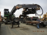 2005 JOHN DEERE 437C LOG LOADER TRAILER, 4,920 hrs,  CAB, JOHN DEERE DIESEL