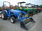 2015 NEW HOLLAND WORKMASTER 40 UTILITY TRAILER,  WITH 110 TL LOADER, 3 POIN