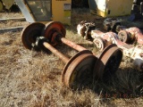 (2) RAIL AXLES