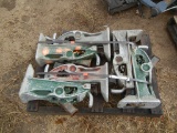 PALLET WITH (6) ALUMINUM RAIL JACKS