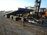 2009 BRUTE TRAILERS GNHDT37-44 TILT BED RAIL TRAILER,  PINTLE HITCH, 40', 3