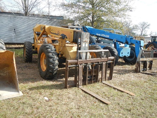 2000 CASE 688G SERIES 2 TELEHANDLER FORKLIFT, 10,270 HOURS  4X4, OROPS, 8,0