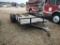 16' UTILITY TRAILER,  TANDEM AXLE, LOADING RAMPS S# N/A