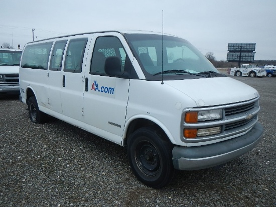 1997 CHEVROLET 2500 EXPRESS CARGO VAN, n/a mi,  5.7 LITRE ENGINE, AUTOMATIC