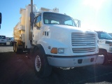 1999 STERLING VAC TRUCK, 37K MILES  CAT C12 DIESEL, EATON 10SP, 4,000 GAL S