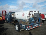 1992 FORD F- SUPER DUTY / F400 FLATBED FUEL TRUCK  7.3L INTERNATIONAL ENGIN