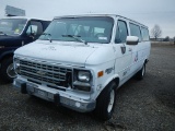 1992 CHEVROLET G20 CARGO VAN 223,538+ mi, S# 131907 C# 15135