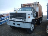 2000 CHEVROLET KODIAK DIESEL 70 TRASH TRUCK 101,418  LEACH ALPHA 20YD BED,