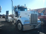 1993 KENWORTH W900 TRUCK TRACTOR,  DAY CAB, CAT 3406 DIESEL, 13-SPEED, TWIN