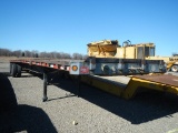 1986 FONTAINE FLATBED TRAILER,  48', SPREAD AXLE, AIR RIDE S# 13N148308G154