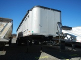 1994 RAVEN ALUMINUM HIGH SIDE END DUMP TRAILER,  39', SPREAD AXLE, TARP S#