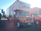 1999 I. H. 4700 MOVING VAN, 303,433+ mi,  T444E DIESEL, 6-SPEED, SPRING RID