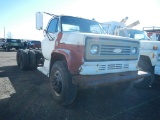 1976 CHEVROLET C65 CAB & CHASSIS, 48,367 MILES  V-8 GAS, 5+2 SPEED, TWIN SC